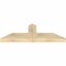 Ekena Millwork Portland Rough Sawn Timber Gable Bracket, Douglas Fir, 48"W x 16"H x 4"D x 6"F, 8/12 Pitch GBW048X16X0406POR00RDF - alternate 5